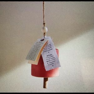 💕💕Ceramic Glazed Bell💕💕 Hanging wind chime💕💕